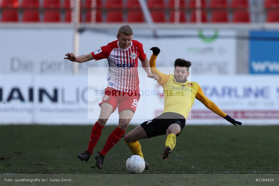 Nicolas Jüllich, Maik Vetter, sport, action, Sparda-Bank-Hessen-Stadion, Saison 2020/2021, SG Sonnenhof Großaspach, Regionalliga Südwest, Regionalliga, Offenbach, OFC, Kickers Offenbach, Fussball, Februar 2021, Deutschland, DFL, 4. Liga, 13.02.2021 - Bild-ID: 2288424 Nicolas Jüllich, Maik Vetter, sport, action, Sparda-Bank-Hessen-Stadion, Saison 2020/2021, SG Sonnenhof Großaspach, Regionalliga Südwest, Regionalliga, Offenbach, OFC, Kickers Offenbach, Fussball, Februar 2021, Deutschland, DFL, 4. Liga, 13.02.2021 - Bild-ID: 2288424
