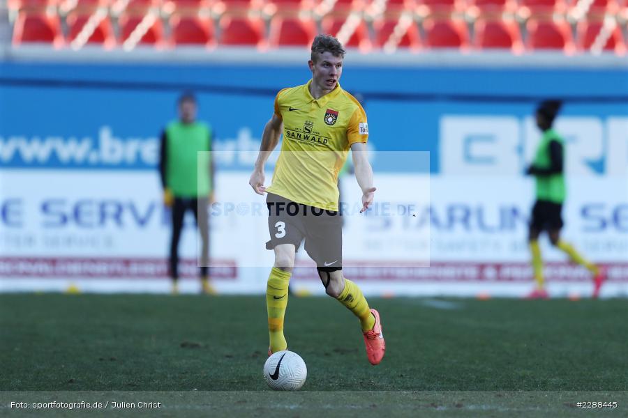 Ken Martin Gipson, sport, action, Sparda-Bank-Hessen-Stadion, Saison 2020/2021, SG Sonnenhof Großaspach, Regionalliga Südwest, Regionalliga, Offenbach, OFC, Kickers Offenbach, Fussball, Februar 2021, Deutschland, DFL, 4. Liga, 13.02.2021 - Bild-ID: 2288445 Ken Martin Gipson, sport, action, Sparda-Bank-Hessen-Stadion, Saison 2020/2021, SG Sonnenhof Großaspach, Regionalliga Südwest, Regionalliga, Offenbach, OFC, Kickers Offenbach, Fussball, Februar 2021, Deutschland, DFL, 4. Liga, 13.02.2021 - Bild-ID: 2288445