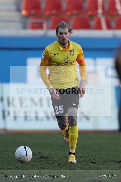 Kai Gehring, sport, action, Sparda-Bank-Hessen-Stadion, Saison 2020/2021, SG Sonnenhof Großaspach, Regionalliga Südwest, Regionalliga, Offenbach, OFC, Kickers Offenbach, Fussball, Februar 2021, Deutschland, DFL, 4. Liga, 13.02.2021 - Bild-ID: 2288470