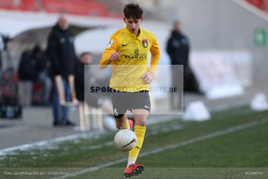 Vincent Sadler, Sparda-Bank-Hessen-Stadion, Offenbach, 13.02.2021, DFL, sport, action, Fussball, Deutschland, Februar 2021, Saison 2020/2021, 4. Liga, Regionalliga, Regionalliga Südwest, OFC, SG Sonnenhof Großaspach, Kickers Offenbach - Bild-ID: 2288502