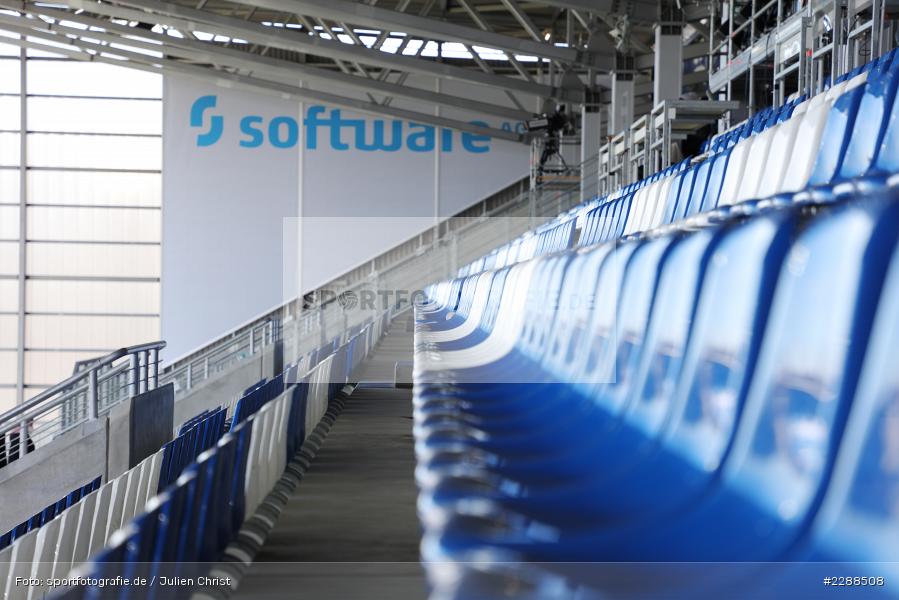 software ag, Leere Tribüne, Geisterspiel, Merck-Stadion, Darmstadt, 14.02.2021, DFL, sport, action, Fussball, Deutschland, Februar 2021, Saison 2020/2021, OSN, D98, Bundesliga, 2. Bundesliga, VfL Osnabrück, SV Darmstadt 98 - Bild-ID: 2288508 software ag, Leere Tribüne, Geisterspiel, Merck-Stadion, Darmstadt, 14.02.2021, DFL, sport, action, Fussball, Deutschland, Februar 2021, Saison 2020/2021, OSN, D98, Bundesliga, 2. Bundesliga, VfL Osnabrück, SV Darmstadt 98 - Bild-ID: 2288508