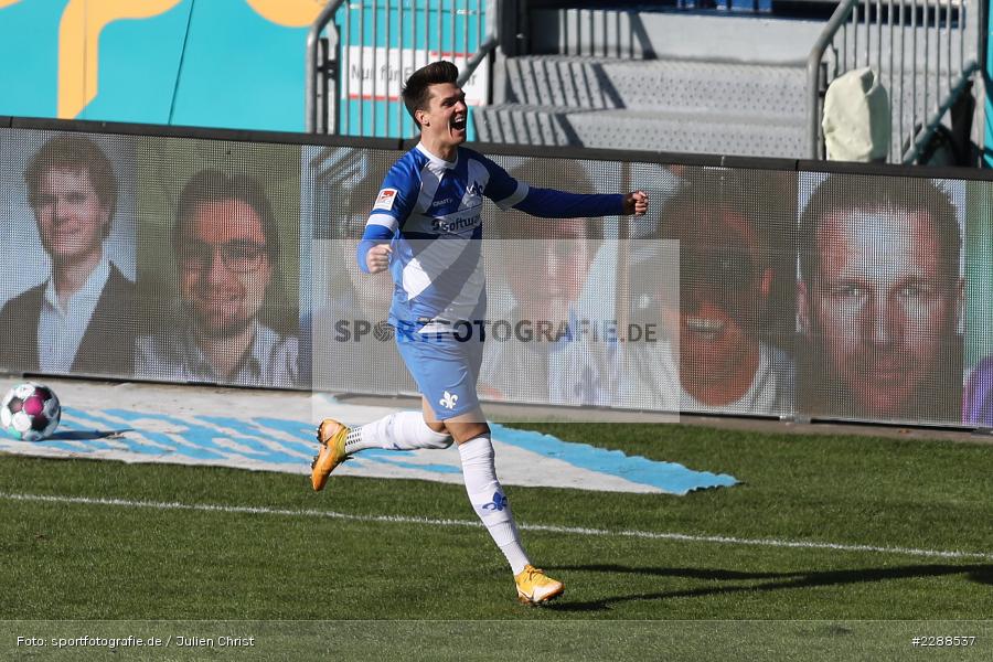 Mathias Honsak, Merck-Stadion, Darmstadt, 14.02.2021, DFL, sport, action, Fussball, Deutschland, Februar 2021, Saison 2020/2021, OSN, D98, Bundesliga, 2. Bundesliga, VfL Osnabrück, SV Darmstadt 98 - Bild-ID: 2288537