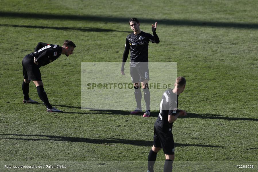 Lukas Gugganig, Hände, Arme, gestikuliert, Ludovit Reis, Merck-Stadion, Darmstadt, 14.02.2021, DFL, sport, action, Fussball, Deutschland, Februar 2021, Saison 2020/2021, OSN, D98, Bundesliga, 2. Bundesliga, VfL Osnabrück, SV Darmstadt 98 - Bild-ID: 2288558