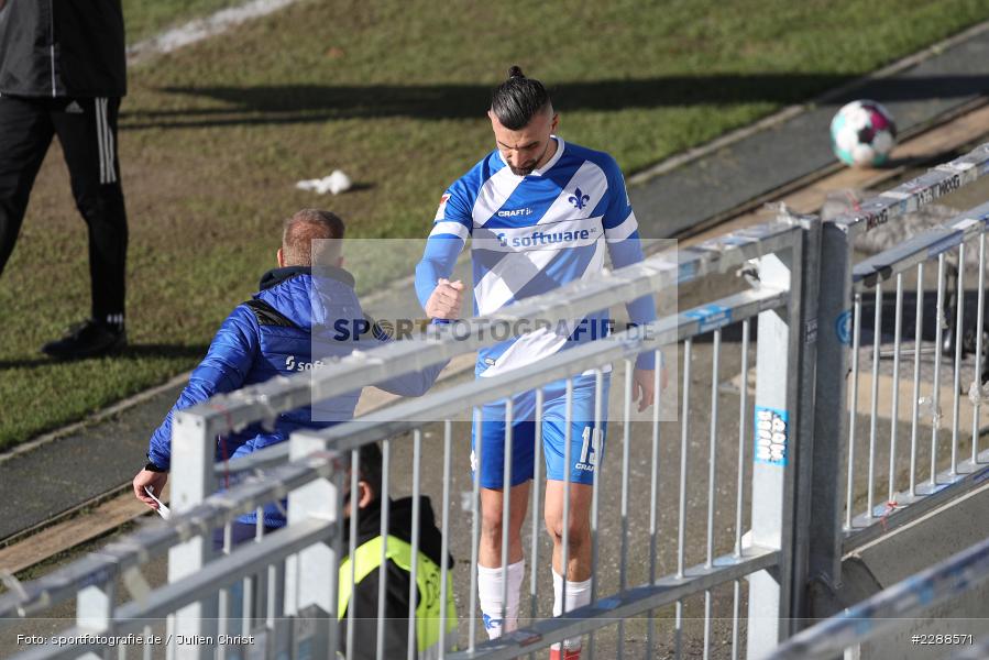 Abklatschen, Markus Anfang, Serdar Dursun, Merck-Stadion, Darmstadt, 14.02.2021, DFL, sport, action, Fussball, Deutschland, Februar 2021, Saison 2020/2021, OSN, D98, Bundesliga, 2. Bundesliga, VfL Osnabrück, SV Darmstadt 98 - Bild-ID: 2288571 Abklatschen, Markus Anfang, Serdar Dursun, Merck-Stadion, Darmstadt, 14.02.2021, DFL, sport, action, Fussball, Deutschland, Februar 2021, Saison 2020/2021, OSN, D98, Bundesliga, 2. Bundesliga, VfL Osnabrück, SV Darmstadt 98 - Bild-ID: 2288571