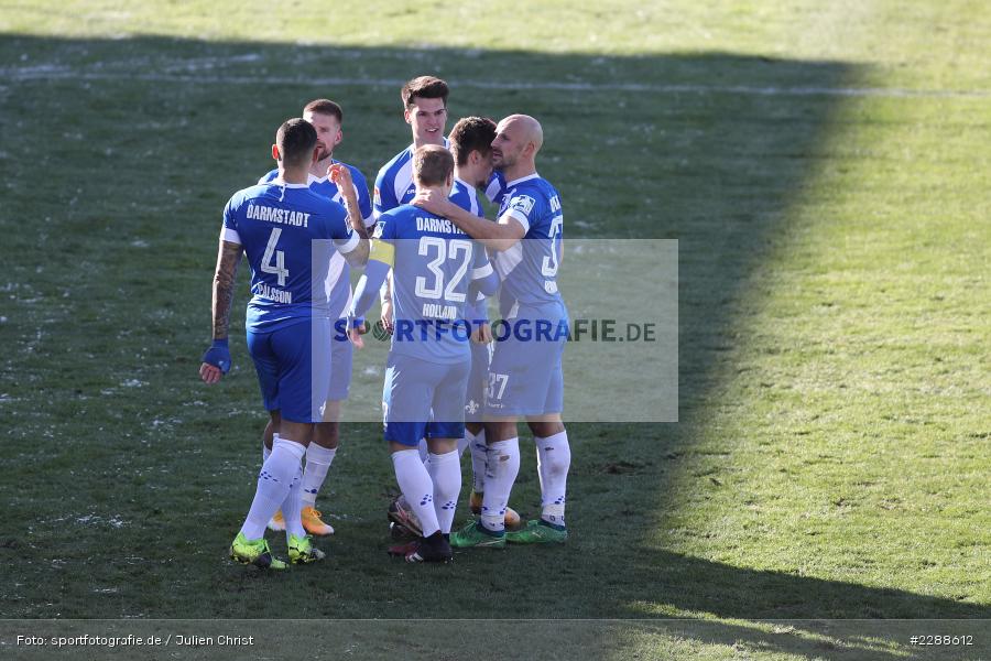 Emotionen, Torjubel, Fabian Holland, Tobias Kempe, Patrick herrmann, Mathias Honsak, Marvin Mehlem, Merck-Stadion, Darmstadt, 14.02.2021, DFL, sport, action, Fussball, Deutschland, Februar 2021, Saison 2020/2021, OSN, D98, Bundesliga, 2. Bundesliga, VfL Osnabrück, SV Darmstadt 98 - Bild-ID: 2288612 Emotionen, Torjubel, Fabian Holland, Tobias Kempe, Patrick herrmann, Mathias Honsak, Marvin Mehlem, Merck-Stadion, Darmstadt, 14.02.2021, DFL, sport, action, Fussball, Deutschland, Februar 2021, Saison 2020/2021, OSN, D98, Bundesliga, 2. Bundesliga, VfL Osnabrück, SV Darmstadt 98 - Bild-ID: 2288612