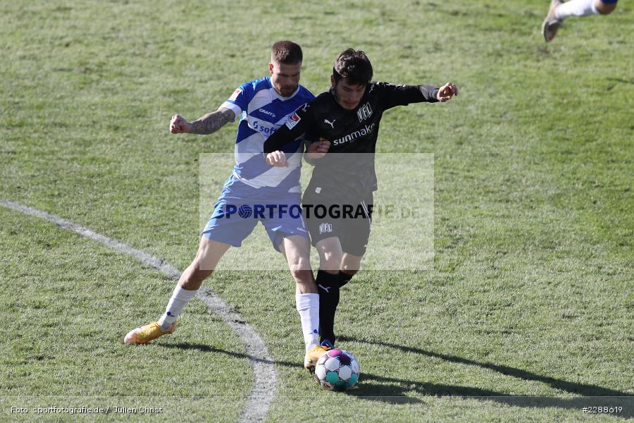 Tobias Kempe, Bashkim Ajdini, Merck-Stadion, Darmstadt, 14.02.2021, DFL, sport, action, Fussball, Deutschland, Februar 2021, Saison 2020/2021, OSN, D98, Bundesliga, 2. Bundesliga, VfL Osnabrück, SV Darmstadt 98 - Bild-ID: 2288619 Tobias Kempe, Bashkim Ajdini, Merck-Stadion, Darmstadt, 14.02.2021, DFL, sport, action, Fussball, Deutschland, Februar 2021, Saison 2020/2021, OSN, D98, Bundesliga, 2. Bundesliga, VfL Osnabrück, SV Darmstadt 98 - Bild-ID: 2288619