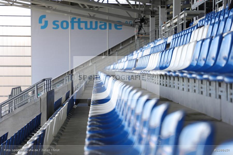 software ag, Leere Tribüne, Geisterspiel, Merck-Stadion, Darmstadt, 14.02.2021, DFL, sport, action, Fussball, Deutschland, Februar 2021, Saison 2020/2021, OSN, D98, Bundesliga, 2. Bundesliga, VfL Osnabrück, SV Darmstadt 98 - Bild-ID: 2288631 software ag, Leere Tribüne, Geisterspiel, Merck-Stadion, Darmstadt, 14.02.2021, DFL, sport, action, Fussball, Deutschland, Februar 2021, Saison 2020/2021, OSN, D98, Bundesliga, 2. Bundesliga, VfL Osnabrück, SV Darmstadt 98 - Bild-ID: 2288631