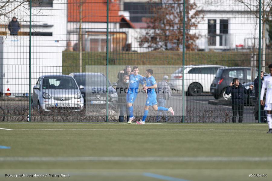 Maximilian Waack, Torjubel, Jonas Weik, Kunstrasenplatz, Alzenau, 20.02.2021, DFL, sport, action, Fussball, Deutschland, Februar 2021, Saison 2020/2021, FCA, FCB, 4. Liga, Regionalliga, Regionalliga Südwest, FC-Astoria Walldorf, FC Bayern Alzenau - Bild-ID: 2288646 Maximilian Waack, Torjubel, Jonas Weik, Kunstrasenplatz, Alzenau, 20.02.2021, DFL, sport, action, Fussball, Deutschland, Februar 2021, Saison 2020/2021, FCA, FCB, 4. Liga, Regionalliga, Regionalliga Südwest, FC-Astoria Walldorf, FC Bayern Alzenau - Bild-ID: 2288646