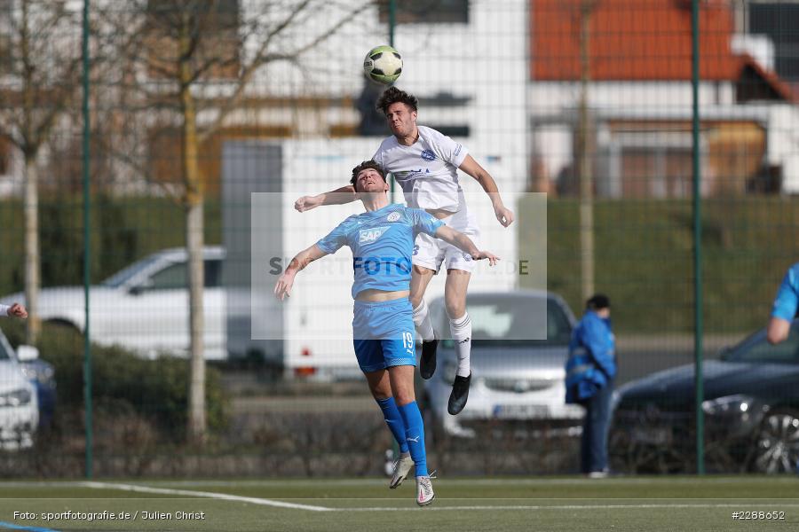 Dominik Crljenec, Niklas Antlitz, Kunstrasenplatz, Alzenau, 20.02.2021, DFL, sport, action, Fussball, Deutschland, Februar 2021, Saison 2020/2021, FCA, FCB, 4. Liga, Regionalliga, Regionalliga Südwest, FC-Astoria Walldorf, FC Bayern Alzenau - Bild-ID: 2288652 Dominik Crljenec, Niklas Antlitz, Kunstrasenplatz, Alzenau, 20.02.2021, DFL, sport, action, Fussball, Deutschland, Februar 2021, Saison 2020/2021, FCA, FCB, 4. Liga, Regionalliga, Regionalliga Südwest, FC-Astoria Walldorf, FC Bayern Alzenau - Bild-ID: 2288652