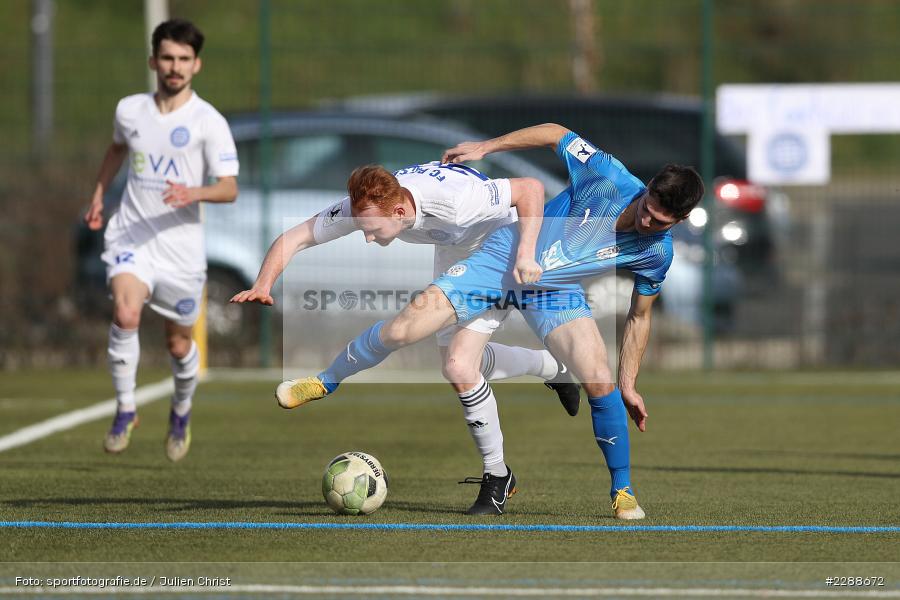 Morris Christopher Nag, Nils Fischer, Kunstrasenplatz, Alzenau, 20.02.2021, DFL, sport, action, Fussball, Deutschland, Februar 2021, Saison 2020/2021, FCA, FCB, 4. Liga, Regionalliga, Regionalliga Südwest, FC-Astoria Walldorf, FC Bayern Alzenau - Bild-ID: 2288672 Morris Christopher Nag, Nils Fischer, Kunstrasenplatz, Alzenau, 20.02.2021, DFL, sport, action, Fussball, Deutschland, Februar 2021, Saison 2020/2021, FCA, FCB, 4. Liga, Regionalliga, Regionalliga Südwest, FC-Astoria Walldorf, FC Bayern Alzenau - Bild-ID: 2288672