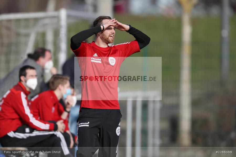 Hände, Arme, gestikuliert, Fabian Bäcker, Kunstrasenplatz, Alzenau, 20.02.2021, DFL, sport, action, Fussball, Deutschland, Februar 2021, Saison 2020/2021, FCA, FCB, 4. Liga, Regionalliga, Regionalliga Südwest, FC-Astoria Walldorf, FC Bayern Alzenau - Bild-ID: 2288688 Hände, Arme, gestikuliert, Fabian Bäcker, Kunstrasenplatz, Alzenau, 20.02.2021, DFL, sport, action, Fussball, Deutschland, Februar 2021, Saison 2020/2021, FCA, FCB, 4. Liga, Regionalliga, Regionalliga Südwest, FC-Astoria Walldorf, FC Bayern Alzenau - Bild-ID: 2288688