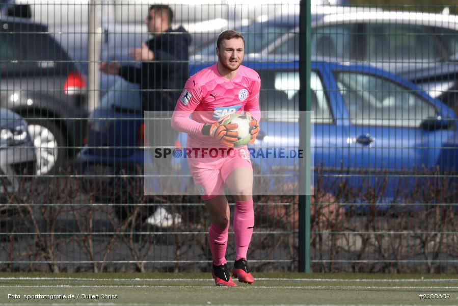 Nicolas Kristof, Kunstrasenplatz, Alzenau, 20.02.2021, DFL, sport, action, Fussball, Deutschland, Februar 2021, Saison 2020/2021, FCA, FCB, 4. Liga, Regionalliga, Regionalliga Südwest, FC-Astoria Walldorf, FC Bayern Alzenau - Bild-ID: 2288689 Nicolas Kristof, Kunstrasenplatz, Alzenau, 20.02.2021, DFL, sport, action, Fussball, Deutschland, Februar 2021, Saison 2020/2021, FCA, FCB, 4. Liga, Regionalliga, Regionalliga Südwest, FC-Astoria Walldorf, FC Bayern Alzenau - Bild-ID: 2288689