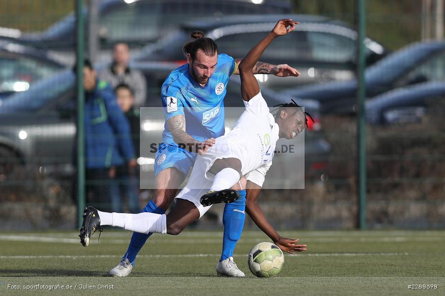 Max Müller, Umar Saho Sarho, Kunstrasenplatz, Alzenau, 20.02.2021, DFL, sport, action, Fussball, Deutschland, Februar 2021, Saison 2020/2021, FCA, FCB, 4. Liga, Regionalliga, Regionalliga Südwest, FC-Astoria Walldorf, FC Bayern Alzenau - Bild-ID: 2288698 Max Müller, Umar Saho Sarho, Kunstrasenplatz, Alzenau, 20.02.2021, DFL, sport, action, Fussball, Deutschland, Februar 2021, Saison 2020/2021, FCA, FCB, 4. Liga, Regionalliga, Regionalliga Südwest, FC-Astoria Walldorf, FC Bayern Alzenau - Bild-ID: 2288698