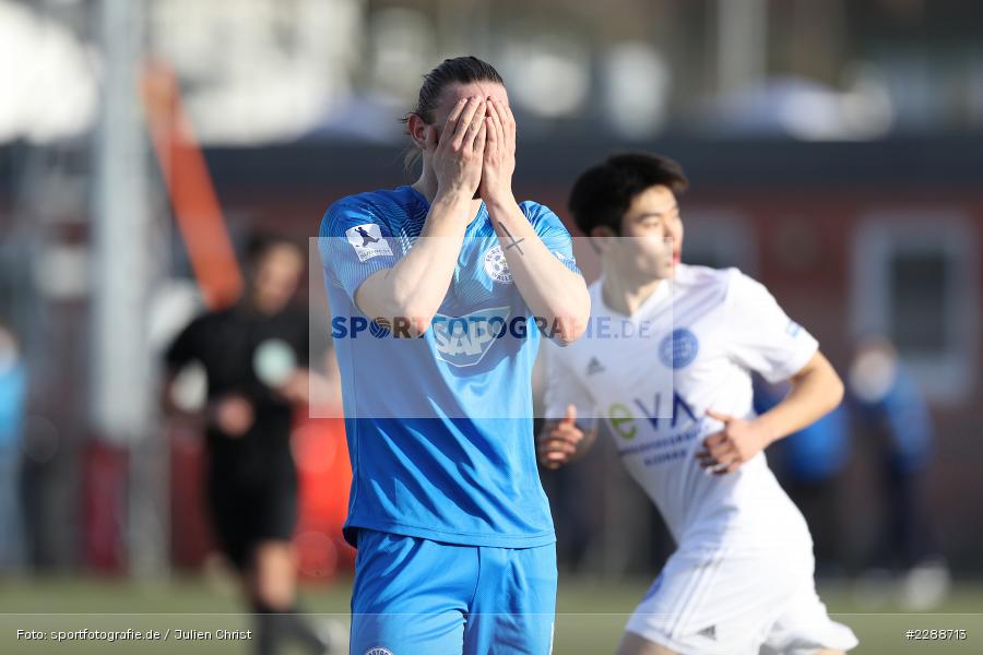 Enttäuscht, Gestik, Hände, Tilmann Jahn, Kunstrasenplatz, Alzenau, 20.02.2021, DFL, sport, action, Fussball, Deutschland, Februar 2021, Saison 2020/2021, FCA, FCB, 4. Liga, Regionalliga, Regionalliga Südwest, FC-Astoria Walldorf, FC Bayern Alzenau - Bild-ID: 2288713 Enttäuscht, Gestik, Hände, Tilmann Jahn, Kunstrasenplatz, Alzenau, 20.02.2021, DFL, sport, action, Fussball, Deutschland, Februar 2021, Saison 2020/2021, FCA, FCB, 4. Liga, Regionalliga, Regionalliga Südwest, FC-Astoria Walldorf, FC Bayern Alzenau - Bild-ID: 2288713