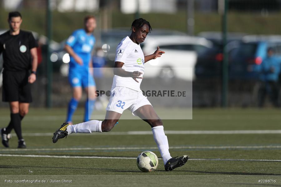 Umar Saho Sarho, Kunstrasenplatz, Alzenau, 20.02.2021, DFL, sport, action, Fussball, Deutschland, Februar 2021, Saison 2020/2021, FCA, FCB, 4. Liga, Regionalliga, Regionalliga Südwest, FC-Astoria Walldorf, FC Bayern Alzenau - Bild-ID: 2288716 Umar Saho Sarho, Kunstrasenplatz, Alzenau, 20.02.2021, DFL, sport, action, Fussball, Deutschland, Februar 2021, Saison 2020/2021, FCA, FCB, 4. Liga, Regionalliga, Regionalliga Südwest, FC-Astoria Walldorf, FC Bayern Alzenau - Bild-ID: 2288716