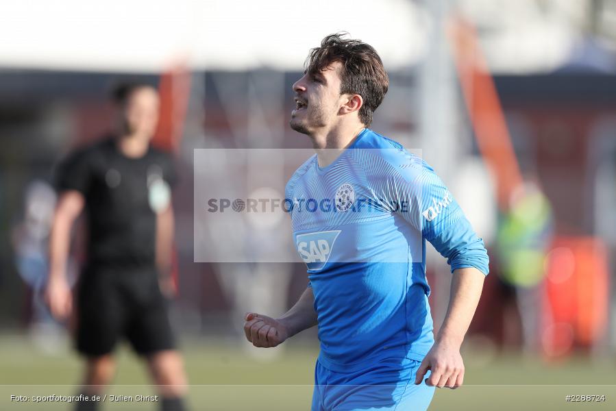 Emotionen, Tor, Torjubel, Giuseppe Burgio, Kunstrasenplatz, Alzenau, 20.02.2021, DFL, sport, action, Fussball, Deutschland, Februar 2021, Saison 2020/2021, FCA, FCB, 4. Liga, Regionalliga, Regionalliga Südwest, FC-Astoria Walldorf, FC Bayern Alzenau - Bild-ID: 2288724 Emotionen, Tor, Torjubel, Giuseppe Burgio, Kunstrasenplatz, Alzenau, 20.02.2021, DFL, sport, action, Fussball, Deutschland, Februar 2021, Saison 2020/2021, FCA, FCB, 4. Liga, Regionalliga, Regionalliga Südwest, FC-Astoria Walldorf, FC Bayern Alzenau - Bild-ID: 2288724