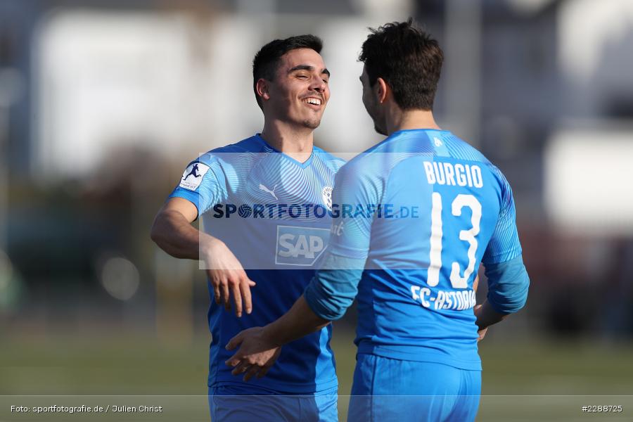 Emotionen, Torjubel, Jimmy Marton, Giuseppe Burgio, Kunstrasenplatz, Alzenau, 20.02.2021, DFL, sport, action, Fussball, Deutschland, Februar 2021, Saison 2020/2021, FCA, FCB, 4. Liga, Regionalliga, Regionalliga Südwest, FC-Astoria Walldorf, FC Bayern Alzenau - Bild-ID: 2288725 Emotionen, Torjubel, Jimmy Marton, Giuseppe Burgio, Kunstrasenplatz, Alzenau, 20.02.2021, DFL, sport, action, Fussball, Deutschland, Februar 2021, Saison 2020/2021, FCA, FCB, 4. Liga, Regionalliga, Regionalliga Südwest, FC-Astoria Walldorf, FC Bayern Alzenau - Bild-ID: 2288725