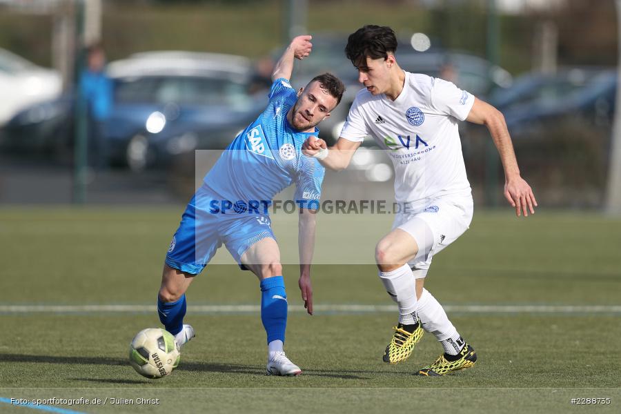 Jonas Singer, Lukas Mazagg, Kunstrasenplatz, Alzenau, 20.02.2021, DFL, sport, action, Fussball, Deutschland, Februar 2021, Saison 2020/2021, FCA, FCB, 4. Liga, Regionalliga, Regionalliga Südwest, FC-Astoria Walldorf, FC Bayern Alzenau - Bild-ID: 2288735 Jonas Singer, Lukas Mazagg, Kunstrasenplatz, Alzenau, 20.02.2021, DFL, sport, action, Fussball, Deutschland, Februar 2021, Saison 2020/2021, FCA, FCB, 4. Liga, Regionalliga, Regionalliga Südwest, FC-Astoria Walldorf, FC Bayern Alzenau - Bild-ID: 2288735