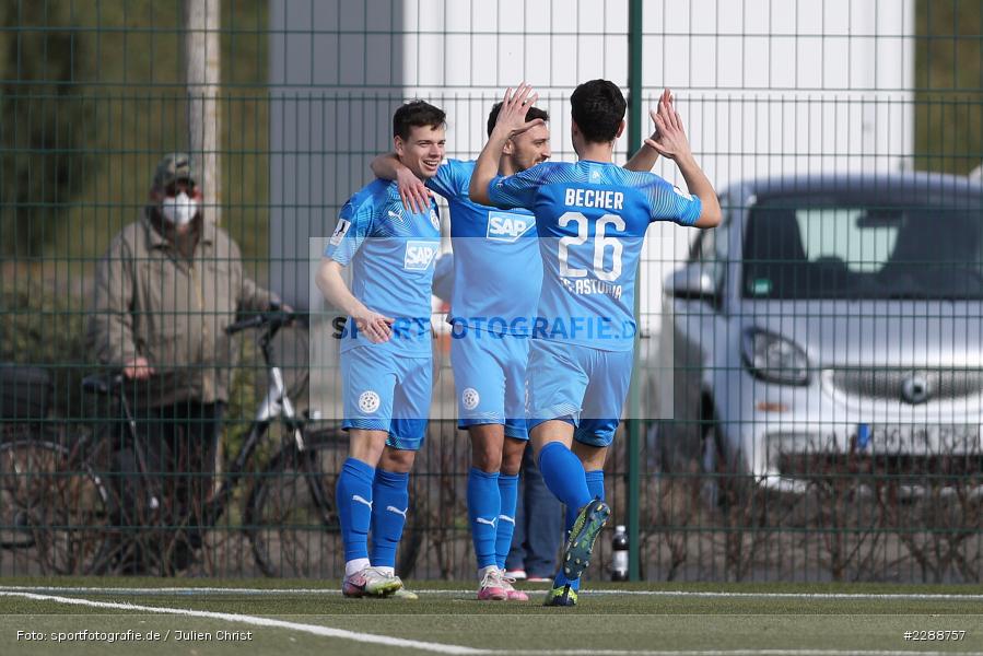 Emotionen, Torjubel, Christoph Becker, Maximilian Waack, Jonas Weik, Kunstrasenplatz, Alzenau, 20.02.2021, DFL, sport, action, Fussball, Deutschland, Februar 2021, Saison 2020/2021, FCA, FCB, 4. Liga, Regionalliga, Regionalliga Südwest, FC-Astoria Walldorf, FC Bayern Alzenau - Bild-ID: 2288757 Emotionen, Torjubel, Christoph Becker, Maximilian Waack, Jonas Weik, Kunstrasenplatz, Alzenau, 20.02.2021, DFL, sport, action, Fussball, Deutschland, Februar 2021, Saison 2020/2021, FCA, FCB, 4. Liga, Regionalliga, Regionalliga Südwest, FC-Astoria Walldorf, FC Bayern Alzenau - Bild-ID: 2288757