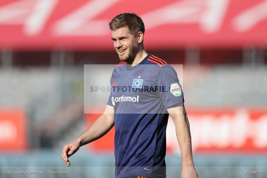 Simon Terodde, FLYERALARM Arena, Würzburg, 21.02.2021, DFL, sport, action, Fussball, Deutschland, Februar 2021, Saison 2020/2021, HSV, FWK, Bundesliga, 2. Bundesliga, Hamburger SV, FC Würzburger Kickers - Bild-ID: 2288790