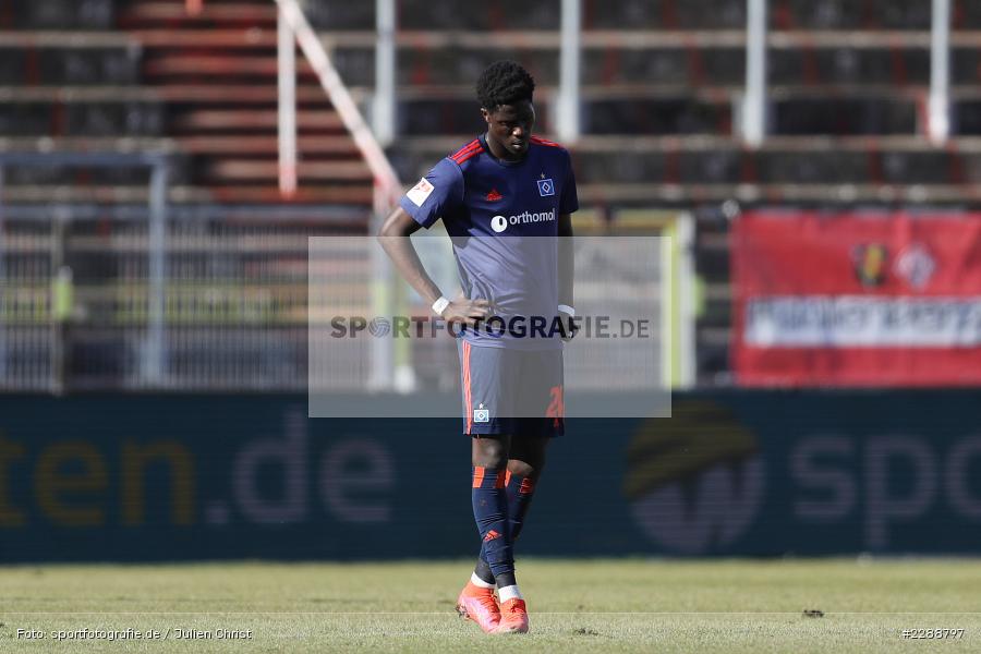 enttäuscht, Amadou Mvom Onana, FLYERALARM Arena, Würzburg, 21.02.2021, DFL, sport, action, Fussball, Deutschland, Februar 2021, Saison 2020/2021, HSV, FWK, Bundesliga, 2. Bundesliga, Hamburger SV, FC Würzburger Kickers - Bild-ID: 2288797 enttäuscht, Amadou Mvom Onana, FLYERALARM Arena, Würzburg, 21.02.2021, DFL, sport, action, Fussball, Deutschland, Februar 2021, Saison 2020/2021, HSV, FWK, Bundesliga, 2. Bundesliga, Hamburger SV, FC Würzburger Kickers - Bild-ID: 2288797