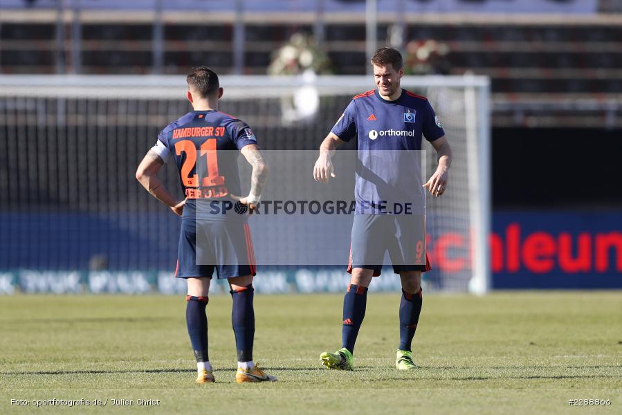 Tim Leibold, Simon Terodde, FLYERALARM Arena, Würzburg, 21.02.2021, DFL, sport, action, Fussball, Deutschland, Februar 2021, Saison 2020/2021, HSV, FWK, Bundesliga, 2. Bundesliga, Hamburger SV, FC Würzburger Kickers - Bild-ID: 2288866 Tim Leibold, Simon Terodde, FLYERALARM Arena, Würzburg, 21.02.2021, DFL, sport, action, Fussball, Deutschland, Februar 2021, Saison 2020/2021, HSV, FWK, Bundesliga, 2. Bundesliga, Hamburger SV, FC Würzburger Kickers - Bild-ID: 2288866