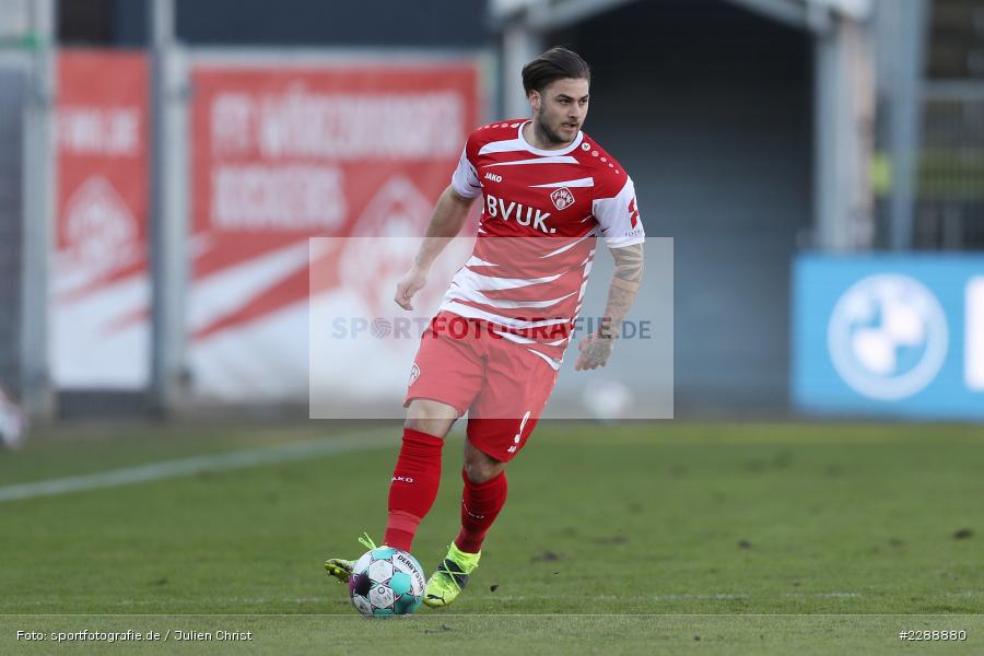 Dominic Baumann, FLYERALARM Arena, Würzburg, 21.02.2021, DFL, sport, action, Fussball, Deutschland, Februar 2021, Saison 2020/2021, HSV, FWK, Bundesliga, 2. Bundesliga, Hamburger SV, FC Würzburger Kickers - Bild-ID: 2288880