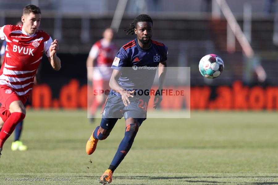 Gideon Jung, FLYERALARM Arena, Würzburg, 21.02.2021, DFL, sport, action, Fussball, Deutschland, Februar 2021, Saison 2020/2021, HSV, FWK, Bundesliga, 2. Bundesliga, Hamburger SV, FC Würzburger Kickers - Bild-ID: 2288913 Gideon Jung, FLYERALARM Arena, Würzburg, 21.02.2021, DFL, sport, action, Fussball, Deutschland, Februar 2021, Saison 2020/2021, HSV, FWK, Bundesliga, 2. Bundesliga, Hamburger SV, FC Würzburger Kickers - Bild-ID: 2288913