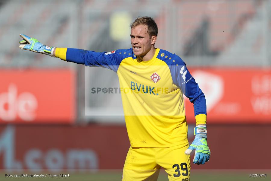 Hände, Arme, gestikuliert, Hendrik Bonmann, FLYERALARM Arena, Würzburg, 21.02.2021, DFL, sport, action, Fussball, Deutschland, Februar 2021, Saison 2020/2021, HSV, FWK, Bundesliga, 2. Bundesliga, Hamburger SV, FC Würzburger Kickers - Bild-ID: 2288915