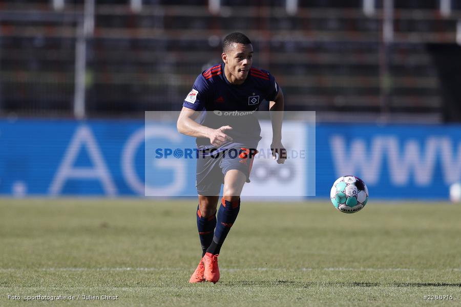 Jan Gyamerah, FLYERALARM Arena, Würzburg, 21.02.2021, DFL, sport, action, Fussball, Deutschland, Februar 2021, Saison 2020/2021, HSV, FWK, Bundesliga, 2. Bundesliga, Hamburger SV, FC Würzburger Kickers - Bild-ID: 2288916 Jan Gyamerah, FLYERALARM Arena, Würzburg, 21.02.2021, DFL, sport, action, Fussball, Deutschland, Februar 2021, Saison 2020/2021, HSV, FWK, Bundesliga, 2. Bundesliga, Hamburger SV, FC Würzburger Kickers - Bild-ID: 2288916