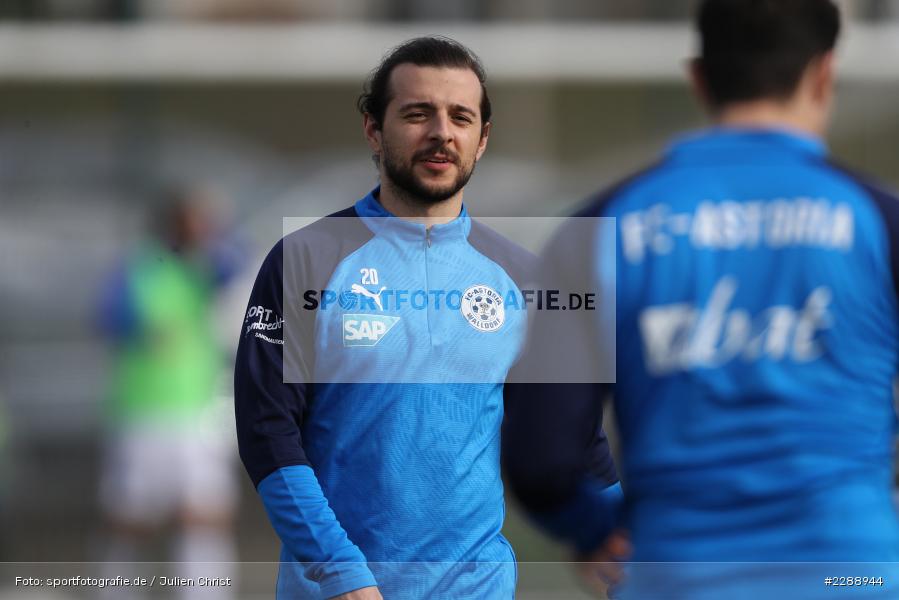 Yakup Polat, Kunstrasenplatz, Alzenau, 20.02.2021, DFL, sport, action, Fussball, Deutschland, Februar 2021, Saison 2020/2021, FCA, FCB, 4. Liga, Regionalliga, Regionalliga Südwest, FC-Astoria Walldorf, FC Bayern Alzenau - Bild-ID: 2288944