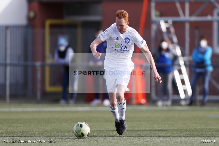 Nils Fischer, Kunstrasenplatz, Alzenau, 20.02.2021, DFL, sport, action, Fussball, Deutschland, Februar 2021, Saison 2020/2021, FCA, FCB, 4. Liga, Regionalliga, Regionalliga Südwest, FC-Astoria Walldorf, FC Bayern Alzenau - Bild-ID: 2288949
