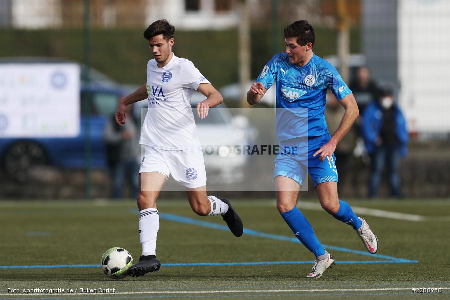 Niklas Antlitz, Dominik Crljenec, Kunstrasenplatz, Alzenau, 20.02.2021, DFL, sport, action, Fussball, Deutschland, Februar 2021, Saison 2020/2021, FCA, FCB, 4. Liga, Regionalliga, Regionalliga Südwest, FC-Astoria Walldorf, FC Bayern Alzenau - Bild-ID: 2288950 Niklas Antlitz, Dominik Crljenec, Kunstrasenplatz, Alzenau, 20.02.2021, DFL, sport, action, Fussball, Deutschland, Februar 2021, Saison 2020/2021, FCA, FCB, 4. Liga, Regionalliga, Regionalliga Südwest, FC-Astoria Walldorf, FC Bayern Alzenau - Bild-ID: 2288950