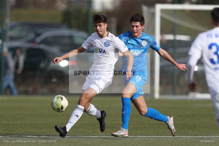 Niklas Antlitz, Dominik Crljenec, Kunstrasenplatz, Alzenau, 20.02.2021, DFL, sport, action, Fussball, Deutschland, Februar 2021, Saison 2020/2021, FCA, FCB, 4. Liga, Regionalliga, Regionalliga Südwest, FC-Astoria Walldorf, FC Bayern Alzenau - Bild-ID: 2288956 Niklas Antlitz, Dominik Crljenec, Kunstrasenplatz, Alzenau, 20.02.2021, DFL, sport, action, Fussball, Deutschland, Februar 2021, Saison 2020/2021, FCA, FCB, 4. Liga, Regionalliga, Regionalliga Südwest, FC-Astoria Walldorf, FC Bayern Alzenau - Bild-ID: 2288956