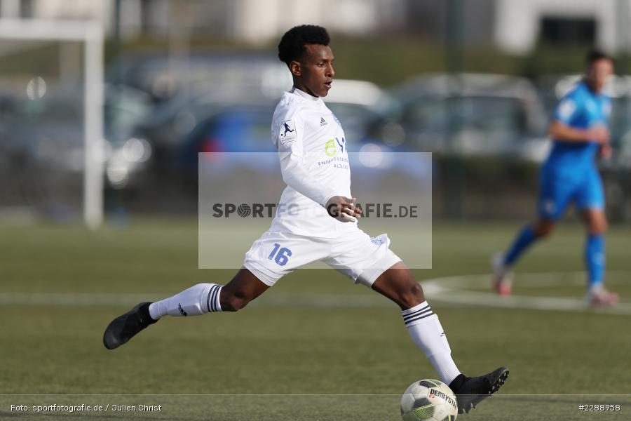 Henok Teklab, Kunstrasenplatz, Alzenau, 20.02.2021, DFL, sport, action, Fussball, Deutschland, Februar 2021, Saison 2020/2021, FCA, FCB, 4. Liga, Regionalliga, Regionalliga Südwest, FC-Astoria Walldorf, FC Bayern Alzenau - Bild-ID: 2288958 Henok Teklab, Kunstrasenplatz, Alzenau, 20.02.2021, DFL, sport, action, Fussball, Deutschland, Februar 2021, Saison 2020/2021, FCA, FCB, 4. Liga, Regionalliga, Regionalliga Südwest, FC-Astoria Walldorf, FC Bayern Alzenau - Bild-ID: 2288958