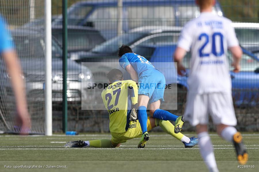 Julian Bauer, Nico Hillenbrand, Kunstrasenplatz, Alzenau, 20.02.2021, DFL, sport, action, Fussball, Deutschland, Februar 2021, Saison 2020/2021, FCA, FCB, 4. Liga, Regionalliga, Regionalliga Südwest, FC-Astoria Walldorf, FC Bayern Alzenau - Bild-ID: 2288963 Julian Bauer, Nico Hillenbrand, Kunstrasenplatz, Alzenau, 20.02.2021, DFL, sport, action, Fussball, Deutschland, Februar 2021, Saison 2020/2021, FCA, FCB, 4. Liga, Regionalliga, Regionalliga Südwest, FC-Astoria Walldorf, FC Bayern Alzenau - Bild-ID: 2288963