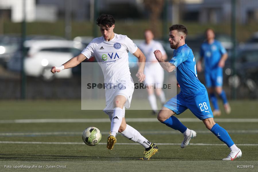 Jonas Singer, Lukas Mazagg, Kunstrasenplatz, Alzenau, 20.02.2021, DFL, sport, action, Fussball, Deutschland, Februar 2021, Saison 2020/2021, FCA, FCB, 4. Liga, Regionalliga, Regionalliga Südwest, FC-Astoria Walldorf, FC Bayern Alzenau - Bild-ID: 2288978 Jonas Singer, Lukas Mazagg, Kunstrasenplatz, Alzenau, 20.02.2021, DFL, sport, action, Fussball, Deutschland, Februar 2021, Saison 2020/2021, FCA, FCB, 4. Liga, Regionalliga, Regionalliga Südwest, FC-Astoria Walldorf, FC Bayern Alzenau - Bild-ID: 2288978