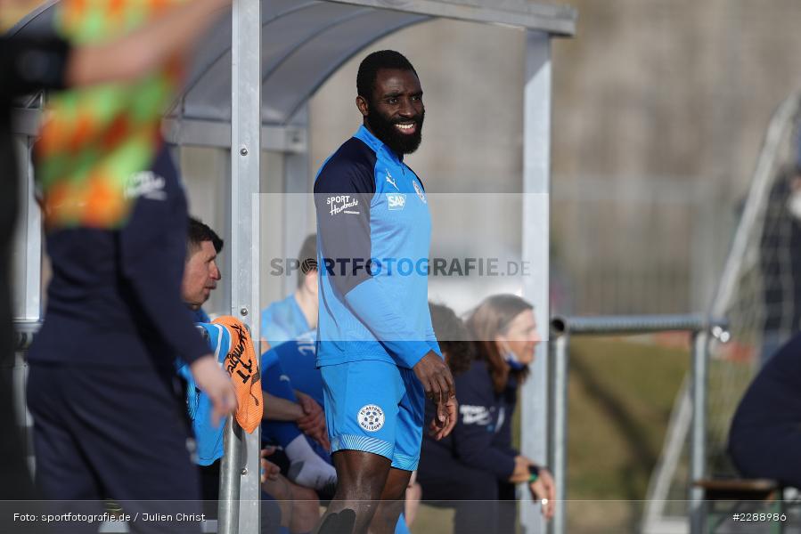 Tabe Nyenty, Kunstrasenplatz, Alzenau, 20.02.2021, DFL, sport, action, Fussball, Deutschland, Februar 2021, Saison 2020/2021, FCA, FCB, 4. Liga, Regionalliga, Regionalliga Südwest, FC-Astoria Walldorf, FC Bayern Alzenau - Bild-ID: 2288986 Tabe Nyenty, Kunstrasenplatz, Alzenau, 20.02.2021, DFL, sport, action, Fussball, Deutschland, Februar 2021, Saison 2020/2021, FCA, FCB, 4. Liga, Regionalliga, Regionalliga Südwest, FC-Astoria Walldorf, FC Bayern Alzenau - Bild-ID: 2288986
