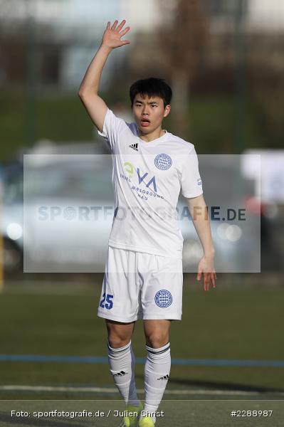 Hand, Arm, Gestik, Mingi Kang, Kunstrasenplatz, Alzenau, 20.02.2021, DFL, sport, action, Fussball, Deutschland, Februar 2021, Saison 2020/2021, FCA, FCB, 4. Liga, Regionalliga, Regionalliga Südwest, FC-Astoria Walldorf, FC Bayern Alzenau - Bild-ID: 2288987 Hand, Arm, Gestik, Mingi Kang, Kunstrasenplatz, Alzenau, 20.02.2021, DFL, sport, action, Fussball, Deutschland, Februar 2021, Saison 2020/2021, FCA, FCB, 4. Liga, Regionalliga, Regionalliga Südwest, FC-Astoria Walldorf, FC Bayern Alzenau - Bild-ID: 2288987