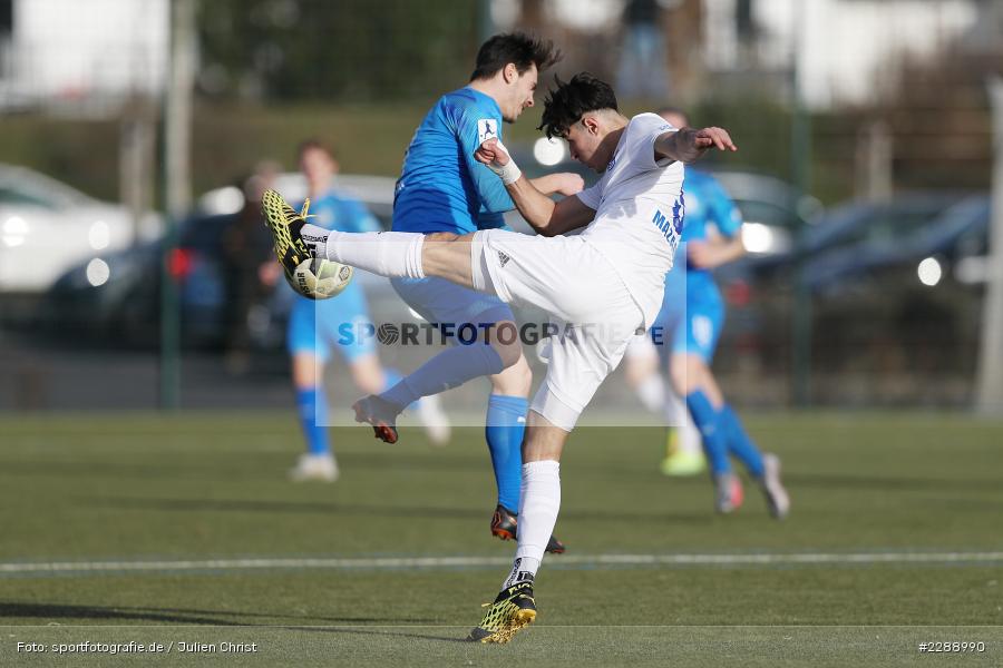 Giuseppe Burgio, Lukas Mazagg, Kunstrasenplatz, Alzenau, 20.02.2021, DFL, sport, action, Fussball, Deutschland, Februar 2021, Saison 2020/2021, FCA, FCB, 4. Liga, Regionalliga, Regionalliga Südwest, FC-Astoria Walldorf, FC Bayern Alzenau - Bild-ID: 2288990 Giuseppe Burgio, Lukas Mazagg, Kunstrasenplatz, Alzenau, 20.02.2021, DFL, sport, action, Fussball, Deutschland, Februar 2021, Saison 2020/2021, FCA, FCB, 4. Liga, Regionalliga, Regionalliga Südwest, FC-Astoria Walldorf, FC Bayern Alzenau - Bild-ID: 2288990