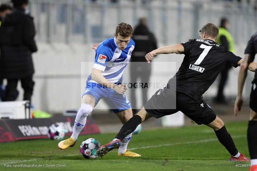 Marc Lorenz, Tim Skarke, Merck-Stadion, Darmstadt, 26.02.2021, DFL, sport, action, Fussball, Deutschland, Februar 2021, Saison 2020/2021, KSC, SVD, Bundesliga, 2. Bundesliga, Karlsruher SC, SV Darmstadt 98 - Bild-ID: 2288998 Marc Lorenz, Tim Skarke, Merck-Stadion, Darmstadt, 26.02.2021, DFL, sport, action, Fussball, Deutschland, Februar 2021, Saison 2020/2021, KSC, SVD, Bundesliga, 2. Bundesliga, Karlsruher SC, SV Darmstadt 98 - Bild-ID: 2288998