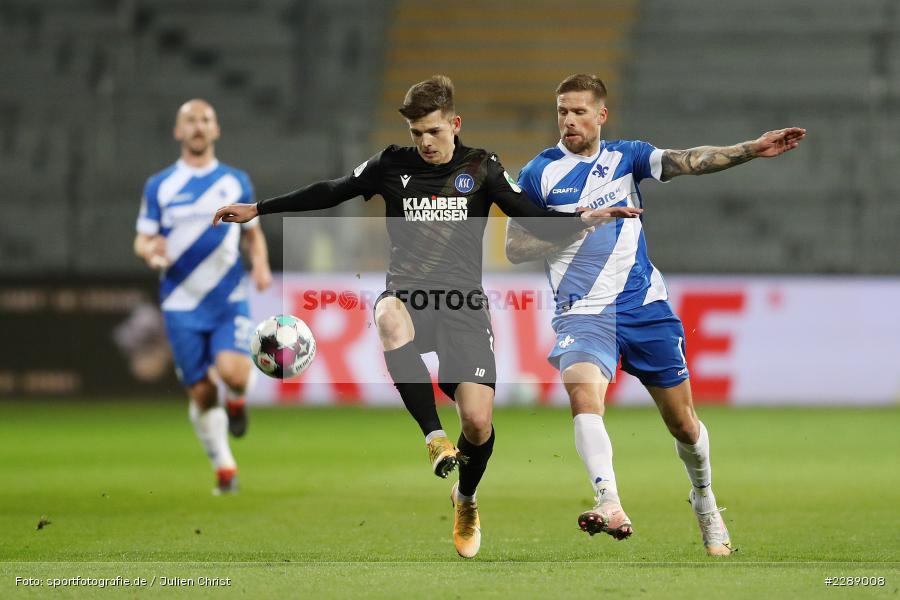 Tobias Kempe, Marvin Wanitzek, Merck-Stadion, Darmstadt, 26.02.2021, DFL, sport, action, Fussball, Deutschland, Februar 2021, Saison 2020/2021, KSC, SVD, Bundesliga, 2. Bundesliga, Karlsruher SC, SV Darmstadt 98 - Bild-ID: 2289008 Tobias Kempe, Marvin Wanitzek, Merck-Stadion, Darmstadt, 26.02.2021, DFL, sport, action, Fussball, Deutschland, Februar 2021, Saison 2020/2021, KSC, SVD, Bundesliga, 2. Bundesliga, Karlsruher SC, SV Darmstadt 98 - Bild-ID: 2289008