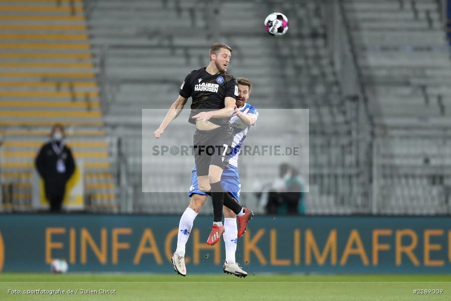Immanuel Höhn, Marc Lorenz, Merck-Stadion, Darmstadt, 26.02.2021, DFL, sport, action, Fussball, Deutschland, Februar 2021, Saison 2020/2021, KSC, SVD, Bundesliga, 2. Bundesliga, Karlsruher SC, SV Darmstadt 98 - Bild-ID: 2289009 Immanuel Höhn, Marc Lorenz, Merck-Stadion, Darmstadt, 26.02.2021, DFL, sport, action, Fussball, Deutschland, Februar 2021, Saison 2020/2021, KSC, SVD, Bundesliga, 2. Bundesliga, Karlsruher SC, SV Darmstadt 98 - Bild-ID: 2289009