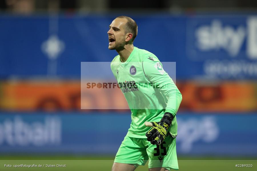 gibt Anweisungen, Marius Gersbeck, Merck-Stadion, Darmstadt, 26.02.2021, DFL, sport, action, Fussball, Deutschland, Februar 2021, Saison 2020/2021, KSC, SVD, Bundesliga, 2. Bundesliga, Karlsruher SC, SV Darmstadt 98 - Bild-ID: 2289020 gibt Anweisungen, Marius Gersbeck, Merck-Stadion, Darmstadt, 26.02.2021, DFL, sport, action, Fussball, Deutschland, Februar 2021, Saison 2020/2021, KSC, SVD, Bundesliga, 2. Bundesliga, Karlsruher SC, SV Darmstadt 98 - Bild-ID: 2289020