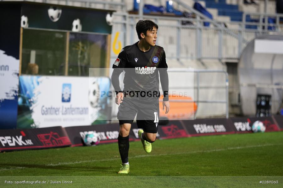 Kyoung-Rok Choi, Merck-Stadion, Darmstadt, 26.02.2021, DFL, sport, action, Fussball, Deutschland, Februar 2021, Saison 2020/2021, KSC, SVD, Bundesliga, 2. Bundesliga, Karlsruher SC, SV Darmstadt 98 - Bild-ID: 2289063