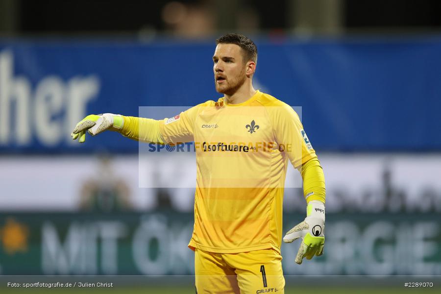 Hände, Arme, gestikuliert, Marcel Schuhen, Merck-Stadion, Darmstadt, 26.02.2021, DFL, sport, action, Fussball, Deutschland, Februar 2021, Saison 2020/2021, KSC, SVD, Bundesliga, 2. Bundesliga, Karlsruher SC, SV Darmstadt 98 - Bild-ID: 2289070