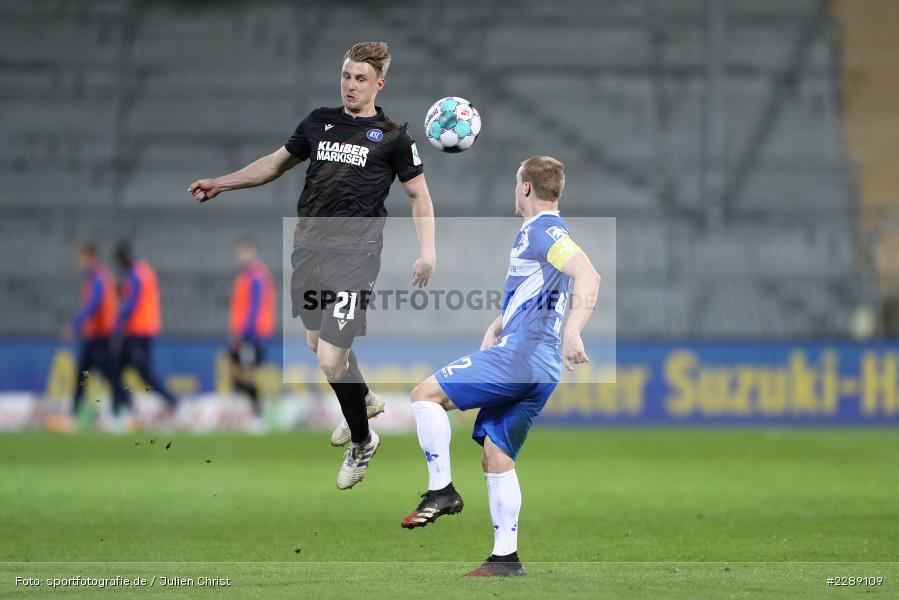 Marco Thiede, Fabian Holland, Merck-Stadion, Darmstadt, 26.02.2021, DFL, sport, action, Fussball, Deutschland, Februar 2021, Saison 2020/2021, KSC, SVD, Bundesliga, 2. Bundesliga, Karlsruher SC, SV Darmstadt 98 - Bild-ID: 2289109 Marco Thiede, Fabian Holland, Merck-Stadion, Darmstadt, 26.02.2021, DFL, sport, action, Fussball, Deutschland, Februar 2021, Saison 2020/2021, KSC, SVD, Bundesliga, 2. Bundesliga, Karlsruher SC, SV Darmstadt 98 - Bild-ID: 2289109