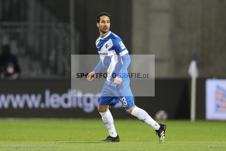 Samuele Campo, Merck-Stadion, Darmstadt, 26.02.2021, DFL, sport, action, Fussball, Deutschland, Februar 2021, Saison 2020/2021, KSC, SVD, Bundesliga, 2. Bundesliga, Karlsruher SC, SV Darmstadt 98 - Bild-ID: 2289110 Samuele Campo, Merck-Stadion, Darmstadt, 26.02.2021, DFL, sport, action, Fussball, Deutschland, Februar 2021, Saison 2020/2021, KSC, SVD, Bundesliga, 2. Bundesliga, Karlsruher SC, SV Darmstadt 98 - Bild-ID: 2289110