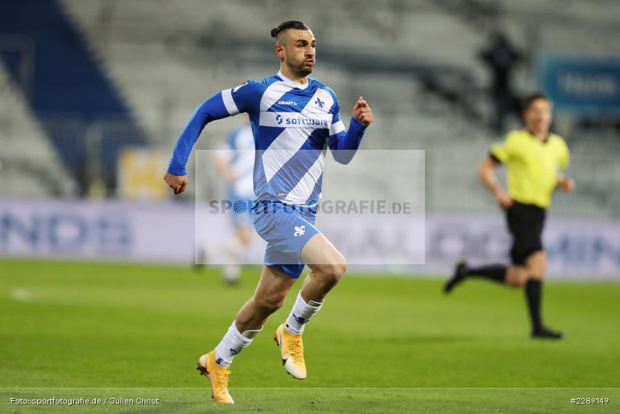Serdar Dursun, Merck-Stadion, Darmstadt, 26.02.2021, DFL, sport, action, Fussball, Deutschland, Februar 2021, Saison 2020/2021, KSC, SVD, Bundesliga, 2. Bundesliga, Karlsruher SC, SV Darmstadt 98 - Bild-ID: 2289149 Serdar Dursun, Merck-Stadion, Darmstadt, 26.02.2021, DFL, sport, action, Fussball, Deutschland, Februar 2021, Saison 2020/2021, KSC, SVD, Bundesliga, 2. Bundesliga, Karlsruher SC, SV Darmstadt 98 - Bild-ID: 2289149