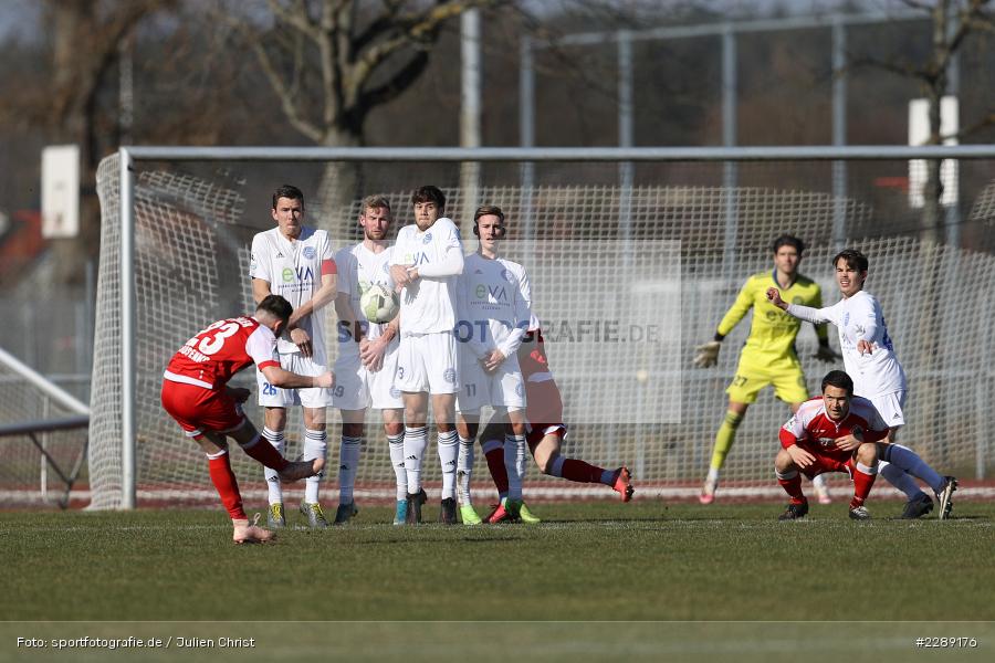 Nikita Marusenko, Leichtathletik-Stadion, Alzenau, 27.02.2021, DFL, sport, action, Fussball, Deutschland, Februar 2021, Saison 2020/2021, VFR, FCB, 4. Liga, Regionalliga, Regionalliga Südwest, VfR Aalen, FC Bayern Alzenau - Bild-ID: 2289176